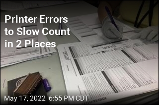 Printers&#39; Mistakes Delay Results in 2 Counties