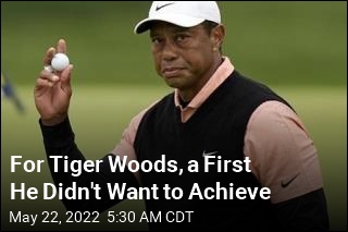 For Tiger Woods, a First He Didn&#39;t Want to Achieve