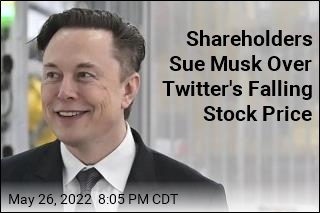 Shareholders Sue Musk Over Twitter&#39;s Falling Stock Price