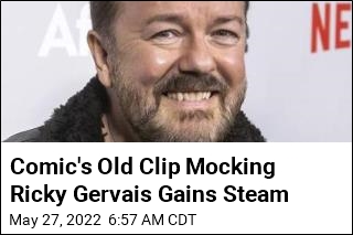 Comic&#39;s Old Clip Mocking Ricky Gervais Gains Steam