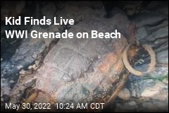 KId Finds Live WWI Grenade on Beach