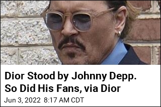 Fans Show Love for Depp by Scooping Up Bottles of Cologne