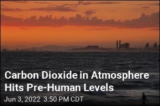 Carbon Dioxide in Atmosphere Hits Pre-Human Levels