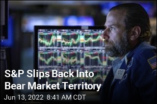 S&amp;P Slips Back Into Bear Market Territory