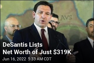 DeSantis Lists Net Worth of Just $319K