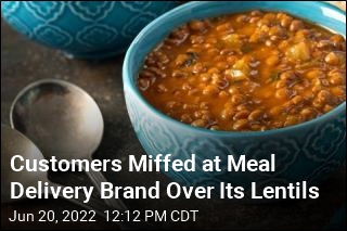 Customers Miffed at Meal Delivery Brand Over Its Lentils