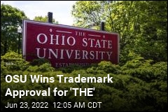 Ohio State Trademarks &#39;THE&#39; for Merchandise