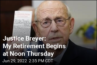Justice Breyer Is Retiring at Noon on Thursday