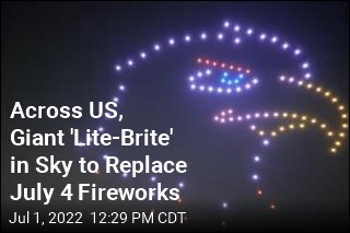 Across US, Giant &#39;Lite-Brite&#39; in Sky to Replace July 4 Fireworks