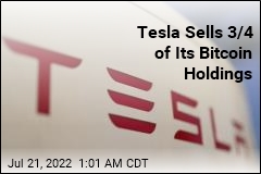 Tesla Sells 3/4 of Its Bitcoin Holdings