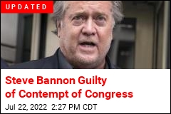 Steve Bannon Guilty of Contempt of Congress