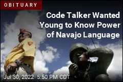 Code Talker Wanted Young to Know Power of Navajo Language