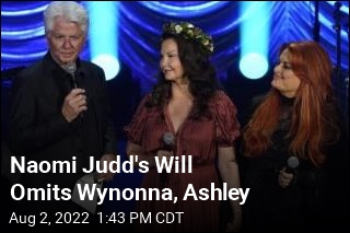 Naomi Judd&#39;s Will Omits Wynonna, Ashley