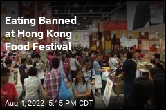 Eating Banned at Hong Kong Food Festival
