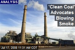 'Clean Coal' Advocates Blowing Smoke