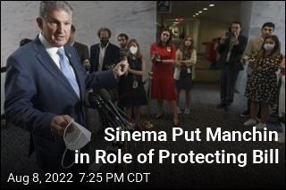 Sinema Put Manchin in Role of Protecting Bill