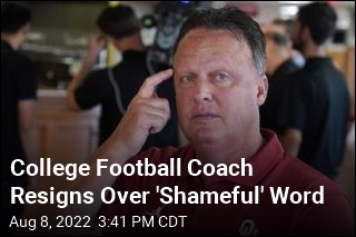 College Football Coach Resigns Over &#39;Shameful&#39; Word