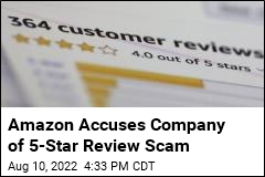 Amazon Sues, Saying Company Sells Fake 5-Star Reviews