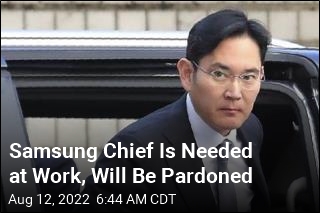 Samsung Chief Who Bribed President Nabs Presidential Pardon
