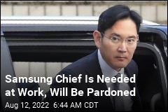 Samsung Chief Who Bribed President Nabs Presidential Pardon