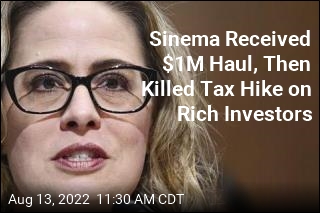 Sinema Received $1M Haul, Then Killed Tax Hike on Rich Investors