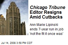Chicago Tribune Editor Resigns Amid Cutbacks