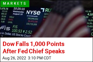 Dow Falls 1,000 Points After Fed Chief Speaks