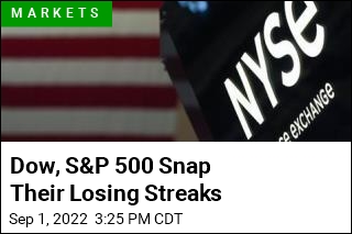 Dow, S&amp;P 500 Snap Their Losing Streaks