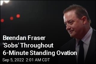 Brendan Fraser &#39;Sobs&#39; Throughout 6-Minute Standing Ovation for The Whale