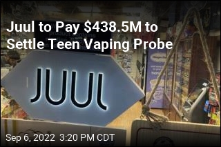 Juul to Pay $438.5M to Settle Teen Vaping Probe