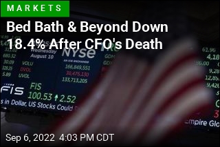 Bed Bath &amp; Beyond Down 18.4% After CFO&#39;s Death