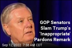 Graham on Trump&#39;s Jan. 6 Pardons Vow: &#39;Bad Idea&#39;