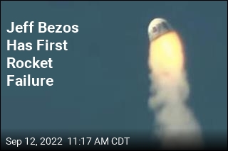 Jeff Bezos Has First Rocket Failure