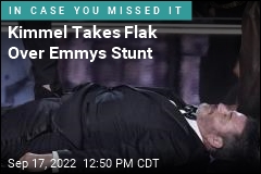 Kimmel Takes Flak Over Emmys Bit