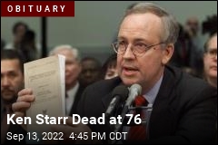 Ken Starr Dead at 76