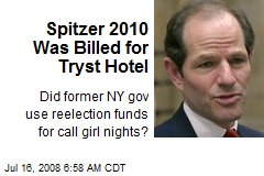 Spitzer 2010 Was Billed for Tryst Hotel