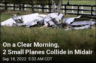 On a Clear Morning, 2 Small Planes Collide in Midair