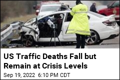 US Traffic Deaths Fall but Remain at Crisis Levels