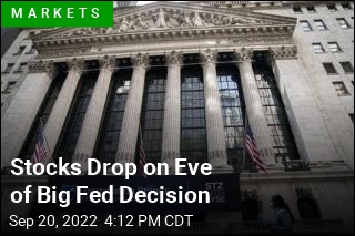 Stocks Drop on Eve of Big Fed Decision