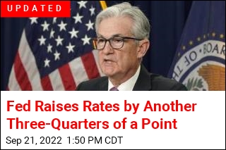 Fed Ups Rates by Another Three-Quarters of a Point