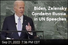 BIden, Zalensky Condemn Brutality of Russia&#39;s War