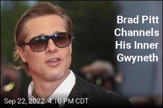 Brad Pitt Channels His Inner Gwyneth
