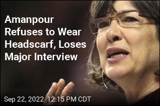 Amanpour Refuses to Wear Headscarf, Loses Major Interview