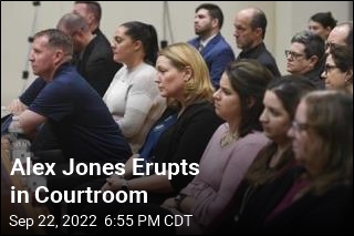Alex Jones Erupts in Courtroom