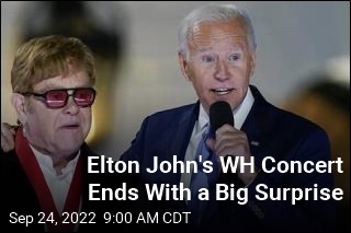 &#39;Flabbergasted&#39; Elton John Gets a Surprise From Biden