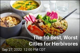 The 10 Best, Worst Cities for Herbivores