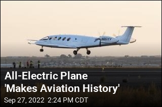 Prototype Electric Plane Takes First Flight