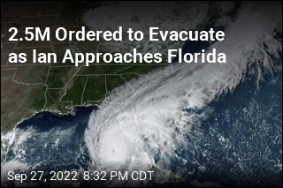2.5M Ordered to Evacuate as Ian Approaches Florida