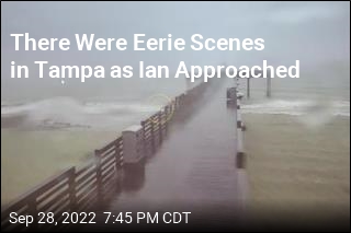 There Were Eerie Scenes in Tampa as Ian Approached