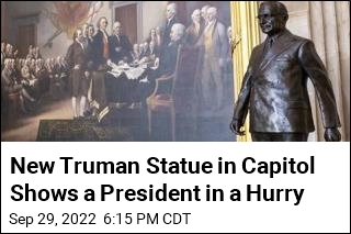 Harry Truman Statue Takes Its Place in Capitol Rotunda